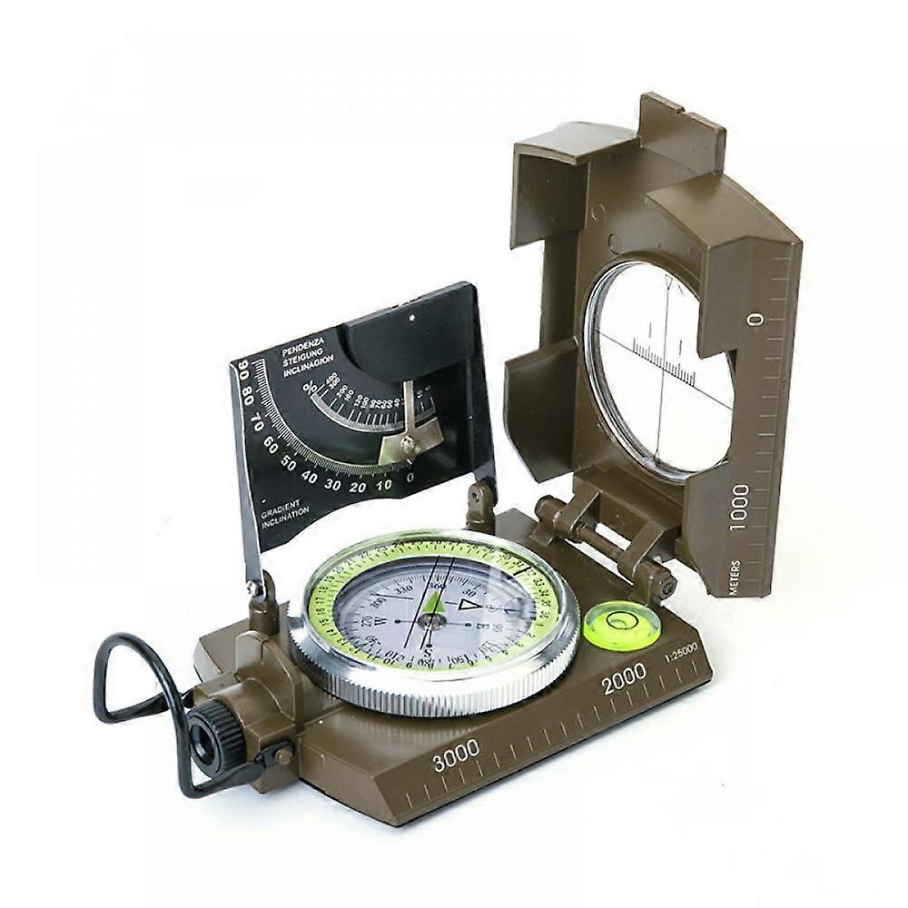 K4074 American outdoor compass camping multi-function level meter slope luminous compass