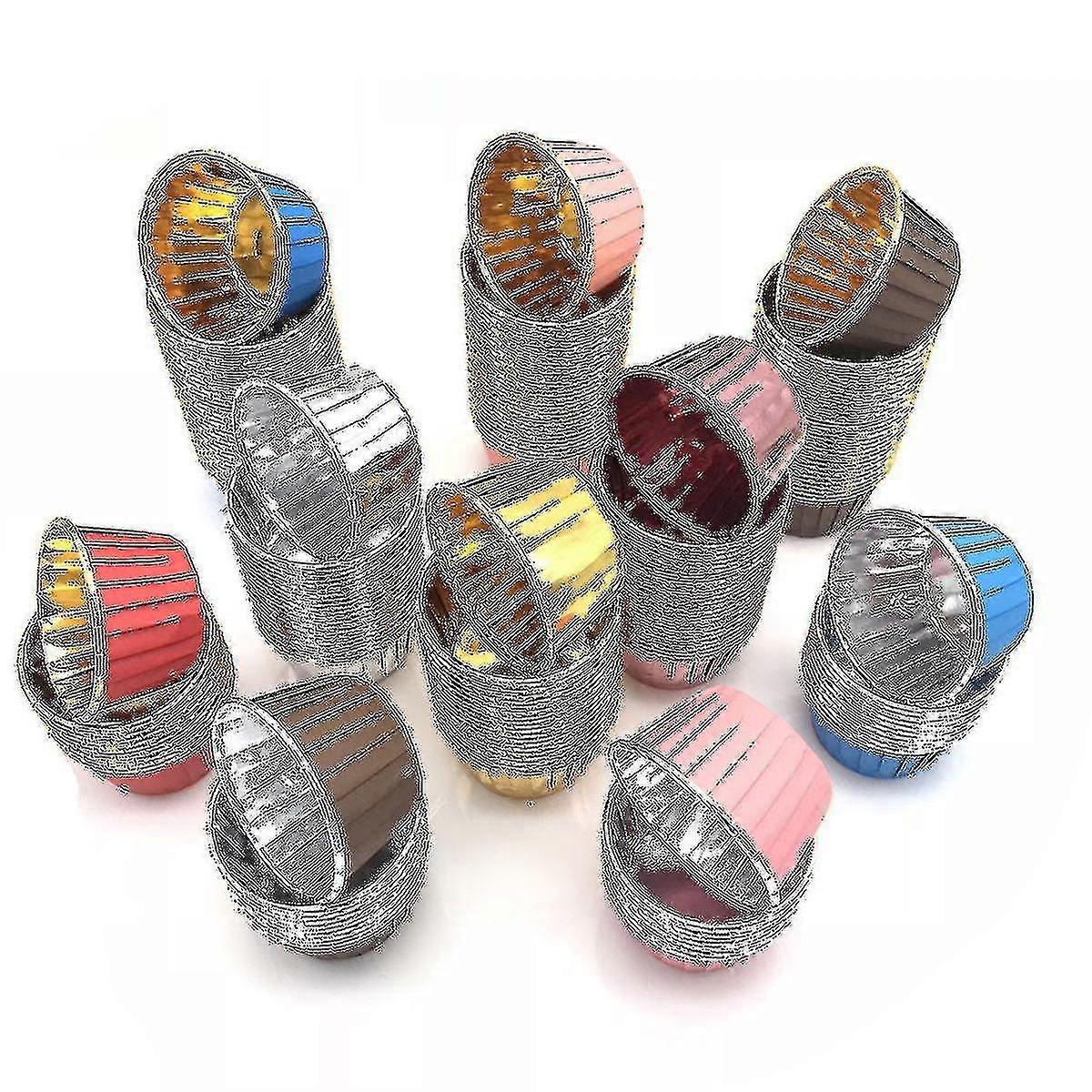 50ks /balenie Muffin Cupcake Liner Cake Wrappers Baking Cupy Case Case Paper Cups Nástroje