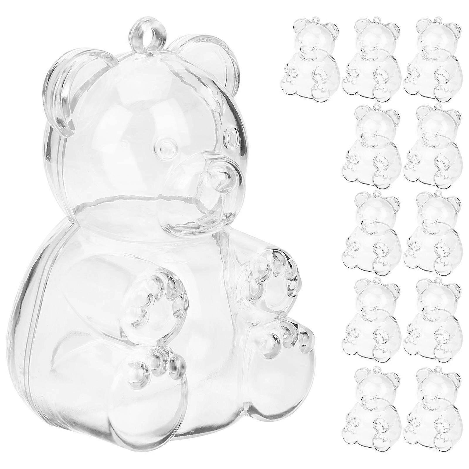 12 Pcs Clear Gift Boxes Gift Packaging Boxes Birthday Party Candy Box Small Candy Boxes