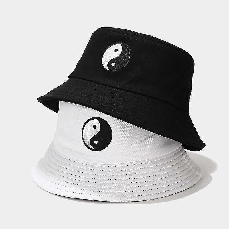 Bucket Hat For Men and Women , Chinese Symbol Of Taoism Yin Yang , Outdoor Sunscreen Cap