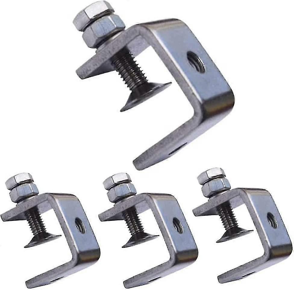 Lot De 4 Colliers De Serrage ETC Heavy Duty - Pince En Fonte Noire Pour éclairage Scène