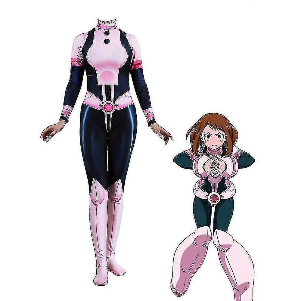 بطل أكاديميا Ochaco Uraraka بودي سوت هالوين كرنفال حزب زي