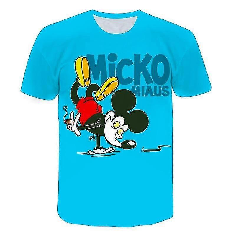 Mickey Mouse Short Sleeve 3d Print T-shirt - 2 High Quality