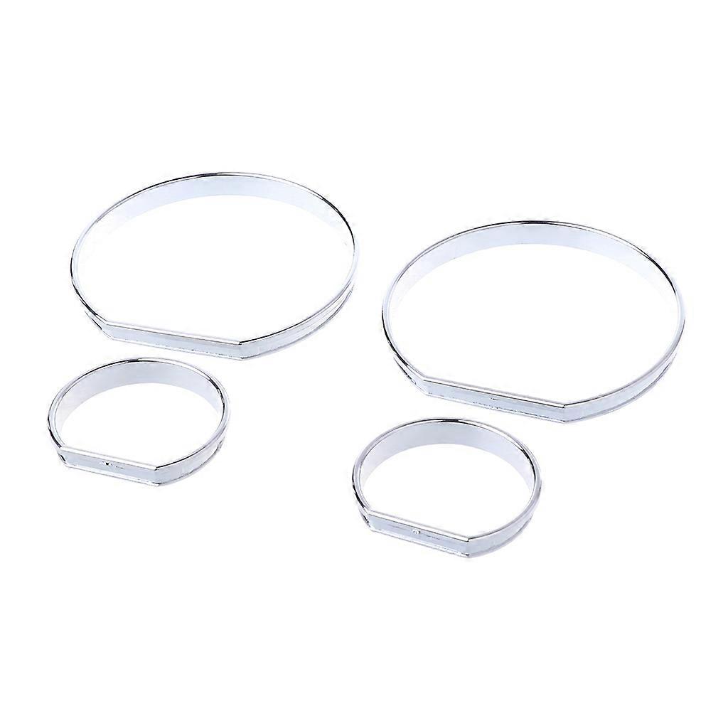 Chrome Gauge Dash Dial Rings Bezel Trim Speedometer AC M-Tech For  E46 for M M3