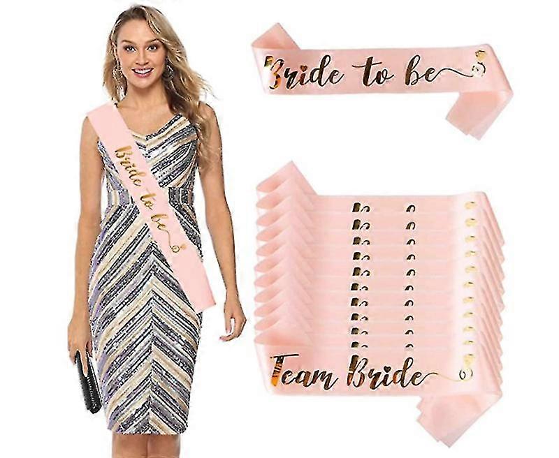 9 Pcs Hen Party Sashes 8 Bride Tribes 1 Bride Sashes For Classy Brides