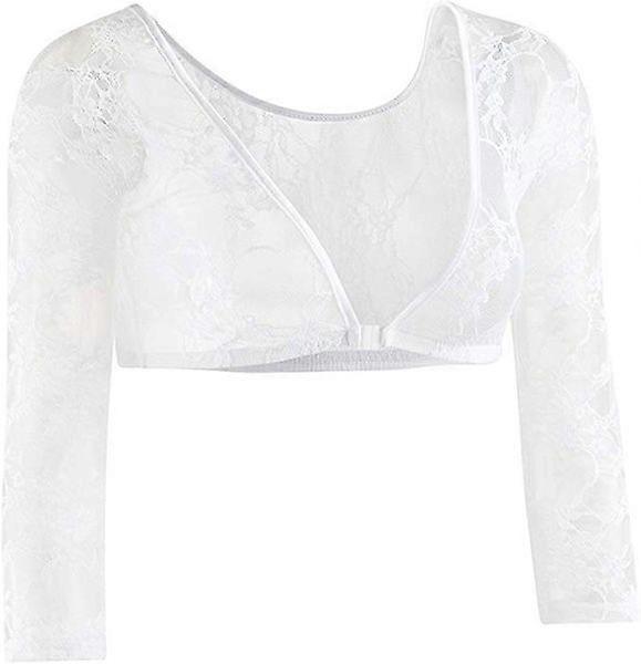 Ärmar Blommig spets Solsjalärmar