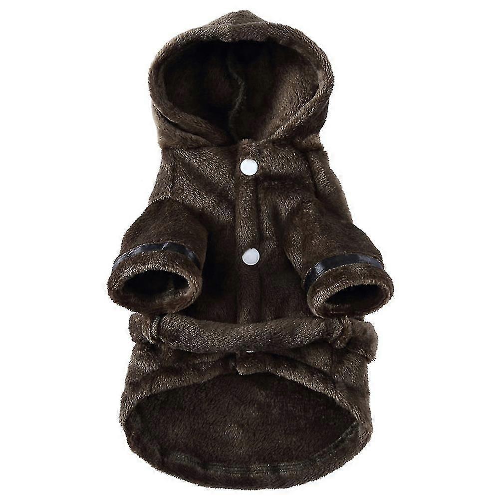 Puppy Robe Dog Dry Towel Robe With Hood And Belt, Easy To Wear
