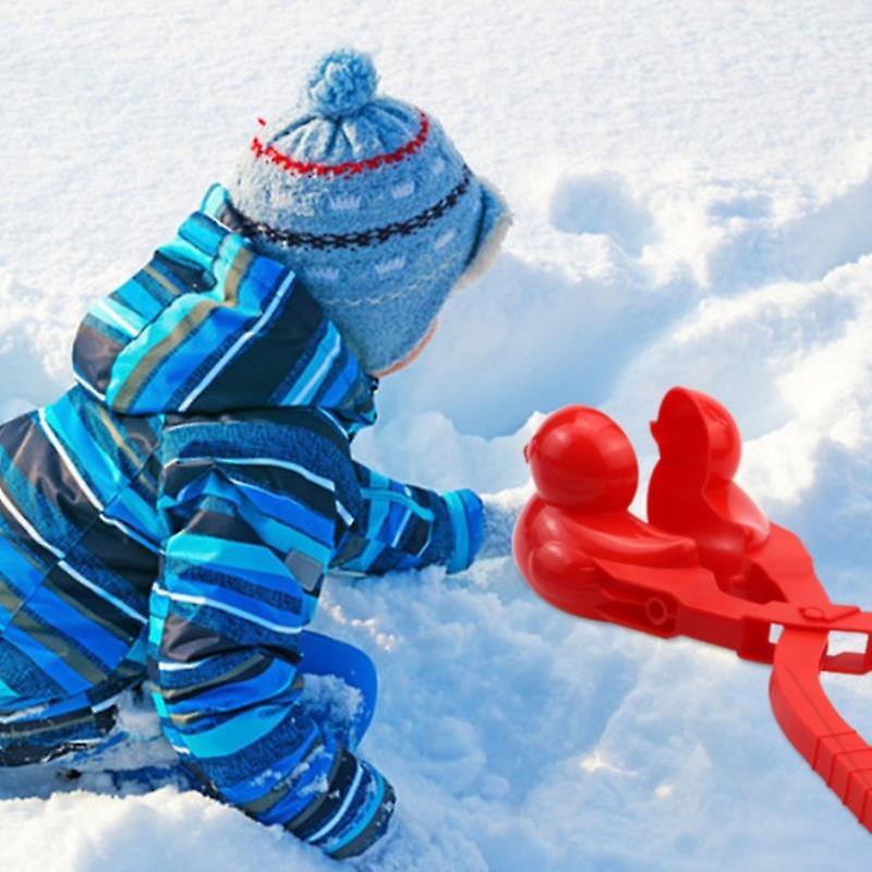 Duck Shaped Snowball Maker Clip Outdoor Snow Sand Mold Tool For Snowball Fight