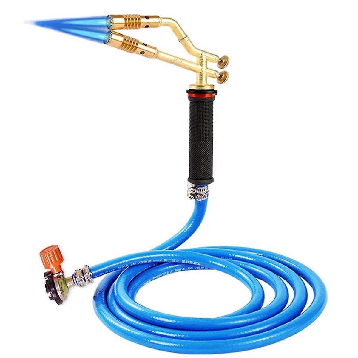 Double- LPG Welding Torch Gas Torch Air Conditioner Copper Tube Welding Torch