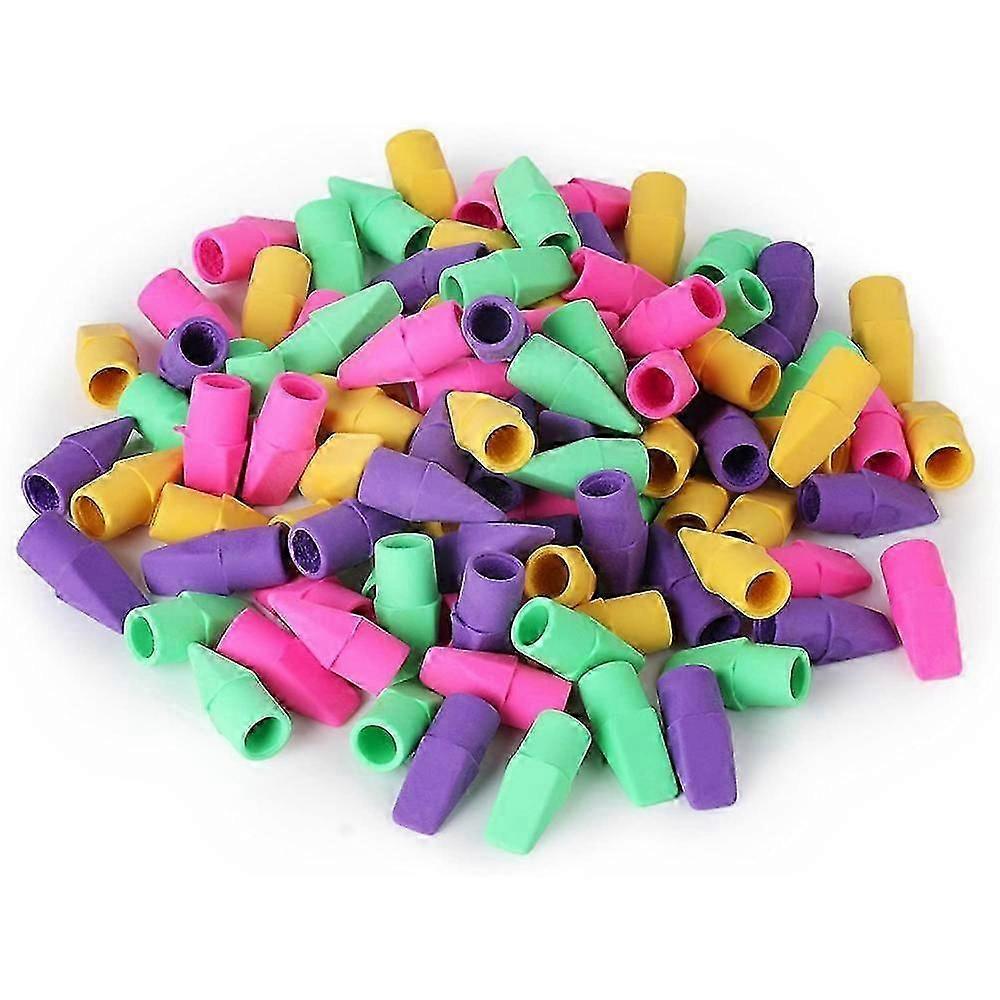 Pencil Top Erasers, Cap Erasers, 120 Pack TVC