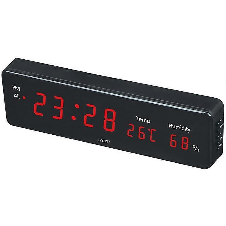 Combinatorial Alarm Clock Practical Digital Hanging Dual-purpose LED Clock, EU Plug