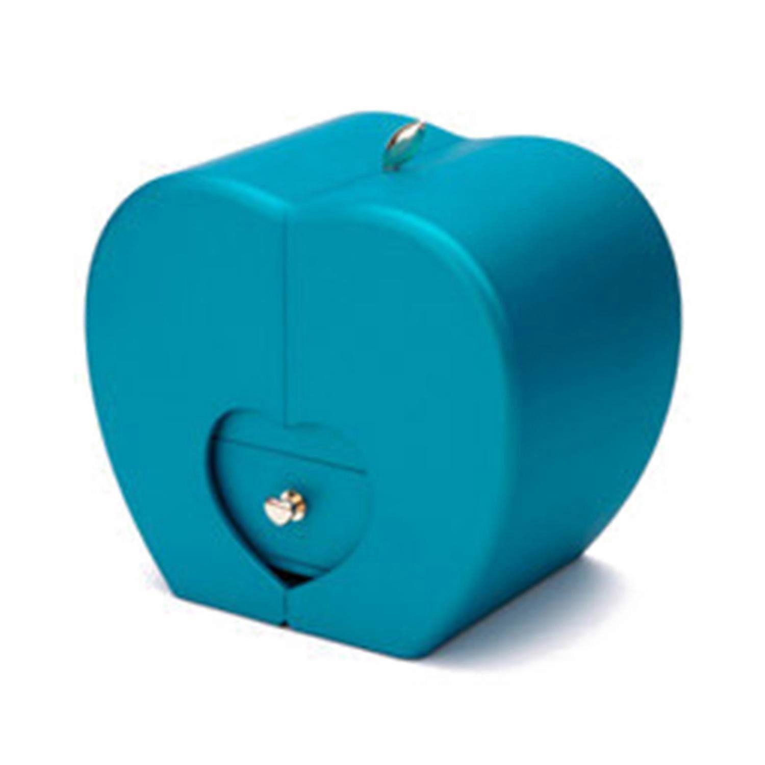 Jewelry Storage Box Elegant Apples-shape Necklace Ring Case with Long-lasting Soap Flower for