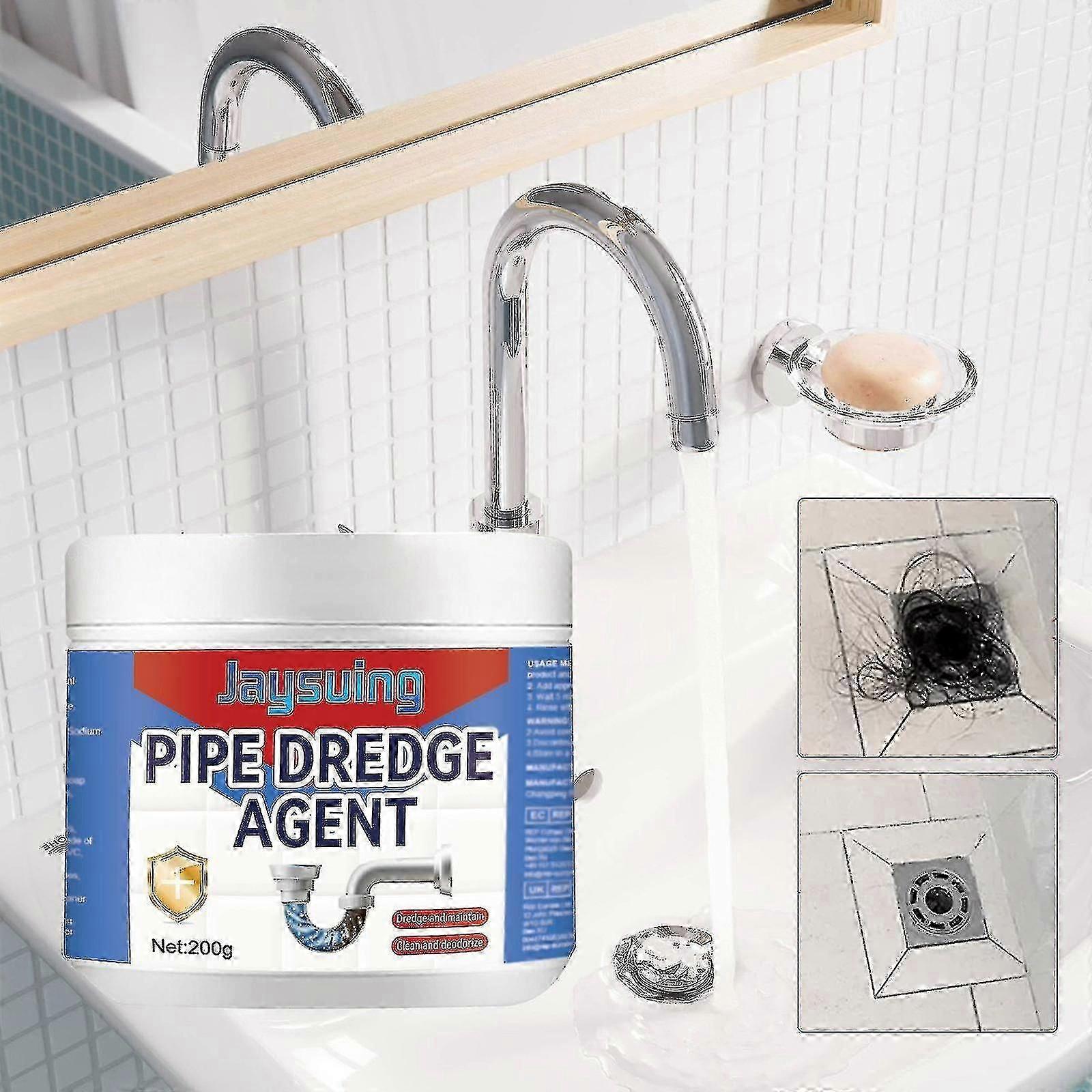 jaysuing pipe dredging agent kitchen bathroom drain pipe clogged cleaning dredging agent stain deodorization BF