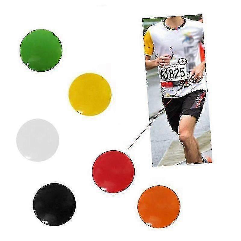 4pcs Marathon Race Number Magnetic Race Bib Holders Running Fix Clips Number Belt Cloth Buckle Triathlon Run Cycling