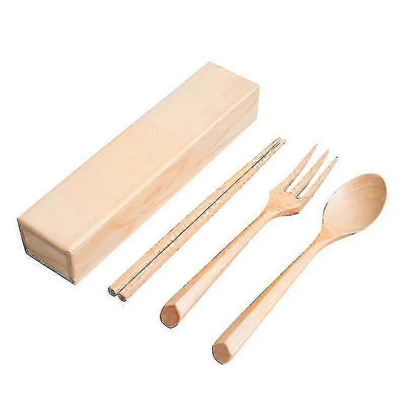 unique 1set Kitchen Tableware, Japanese Style Chopsticks Spoon Fork set Kitchen Tableware