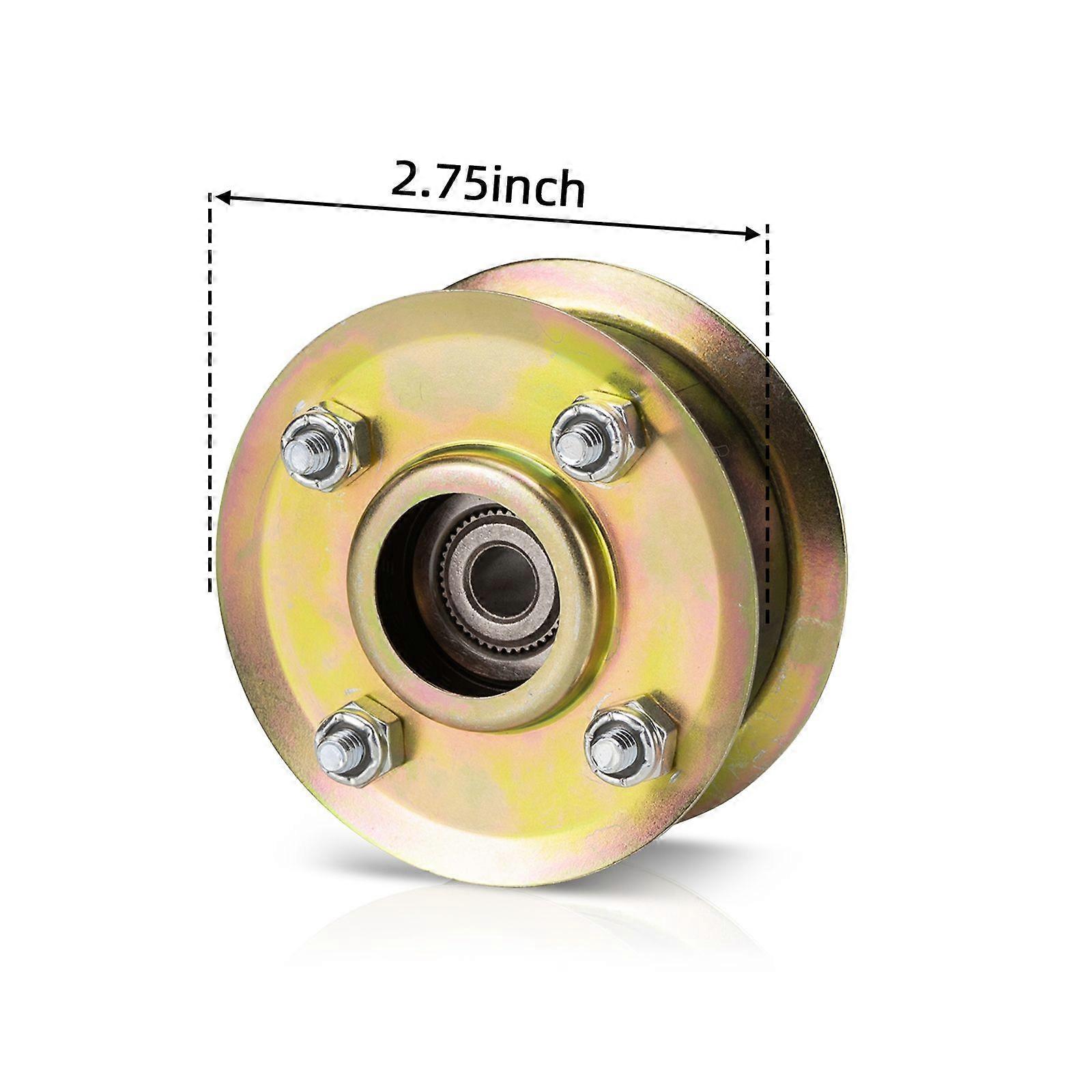2 Pack OD70mm 131-4529 Mower Belt Idler Pulley kit Compatible with Toro 30'' Deck Mower Replaces 131-4509 125-2532 Fits TimeMaster TurfMaster Lawn Mow