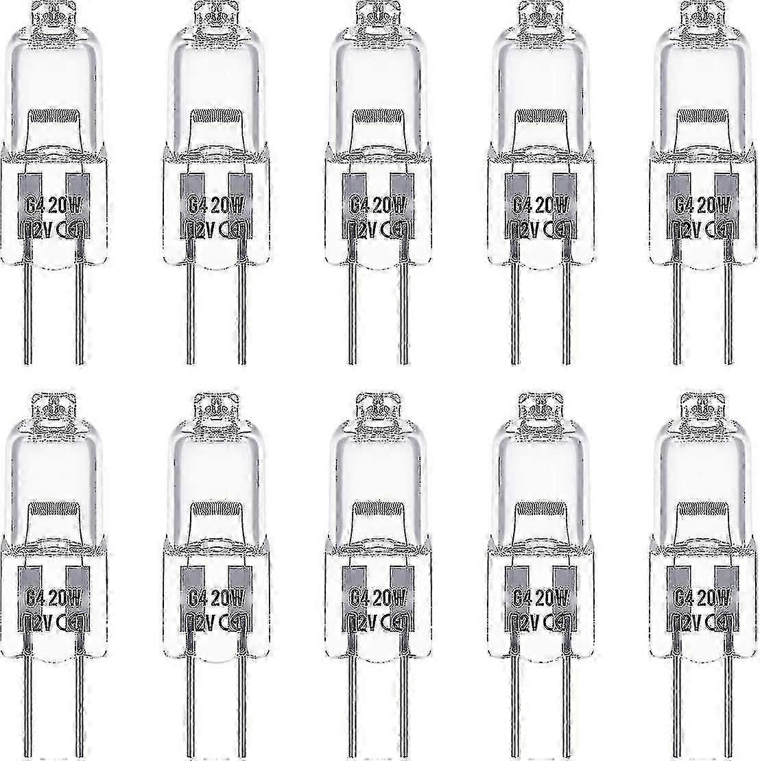 G4 halogenpærer 12v 20w halogen pin base lampe 2800k varm hvid dæmpbar g4 lavspænding haloge-yujia f54