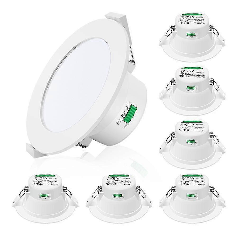 Led Dimmable Tri-color Recessed Downlight Ceiling Light Spotlight 6x-Good