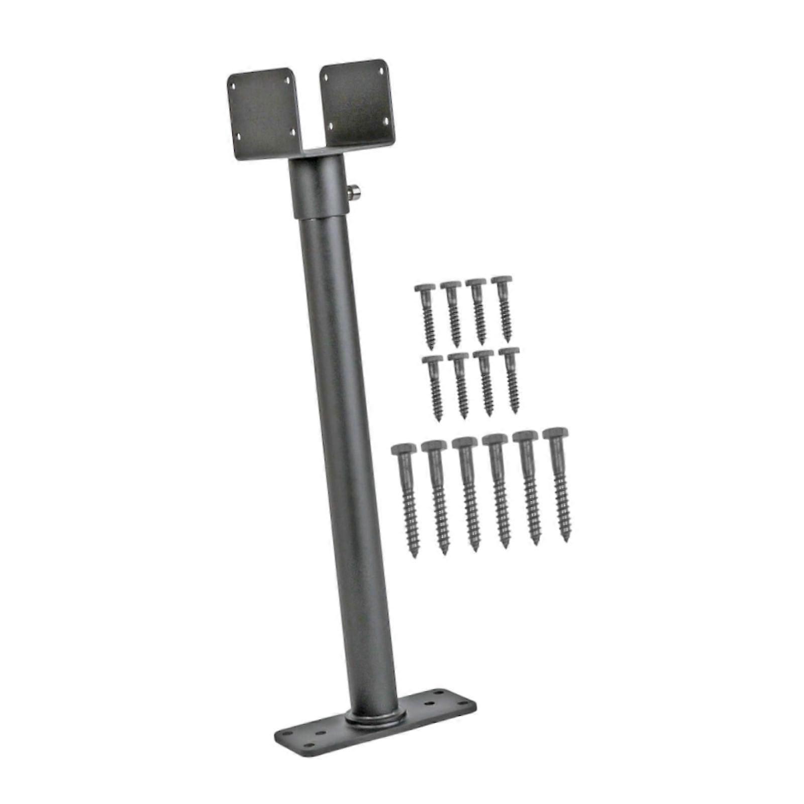 Pergola Roof Riser Roof Bracket Kit Rotate Horizontally Includes Screw Black 1 Piece