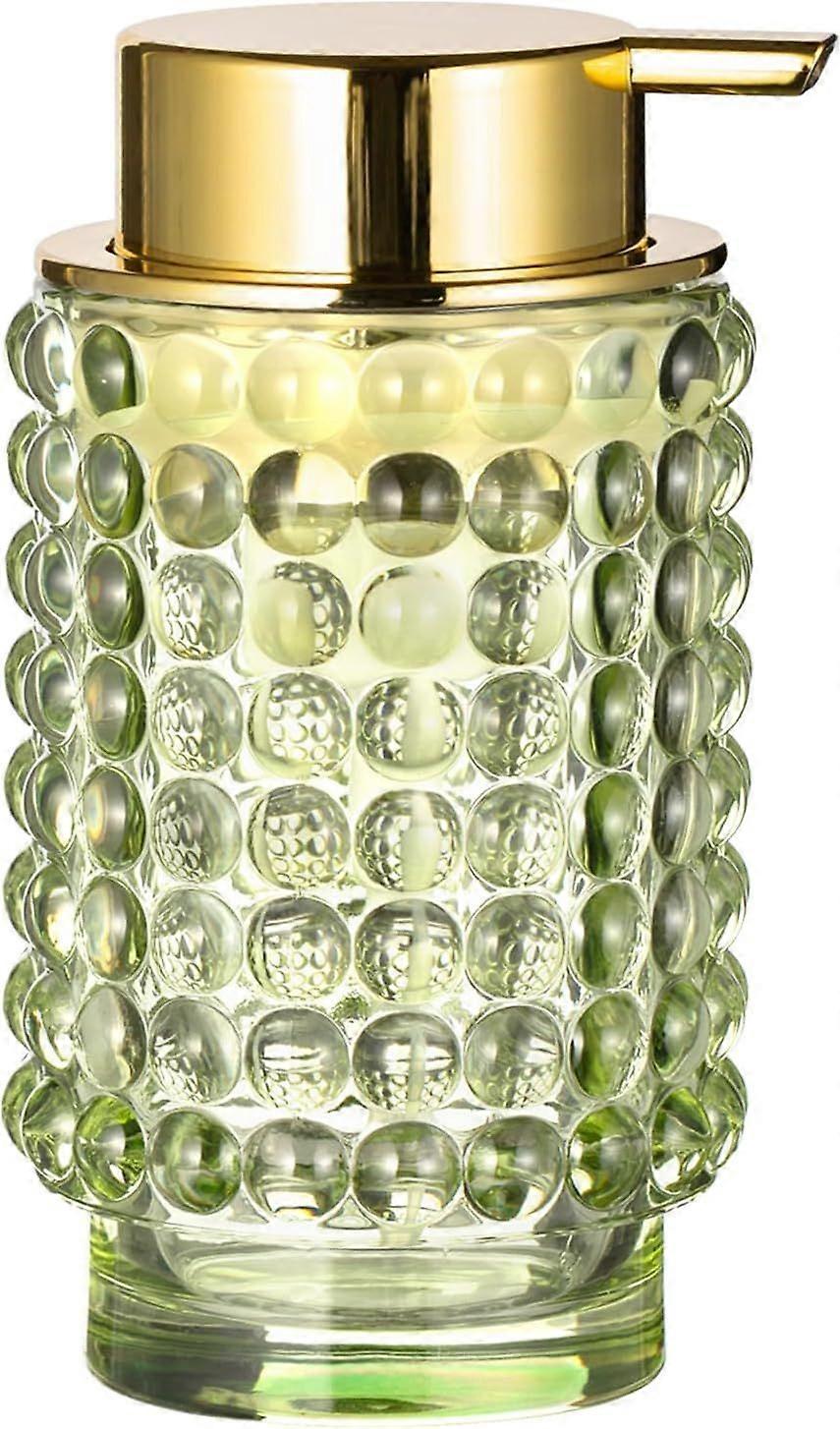 Glass Foaming Hand Soap Dispenser Foaming Soap Dispenser for Bathroom Decor Soap Dispenser with PumpFoam Type/Green