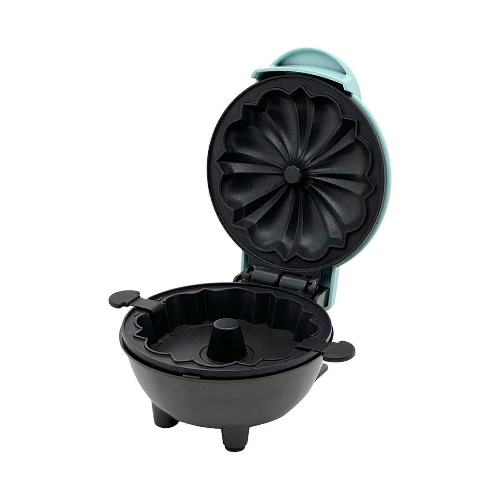 Mini Donuts Maker Machine Portable Snack Donut Making for Bakery Snack 240 V Green