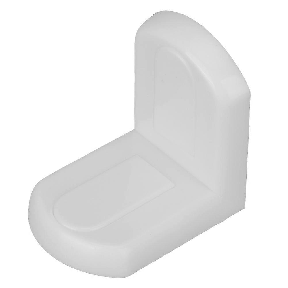 24-Pack Nylon L-Shaped Right Angle Corner Bracket 5.3x5.3cm