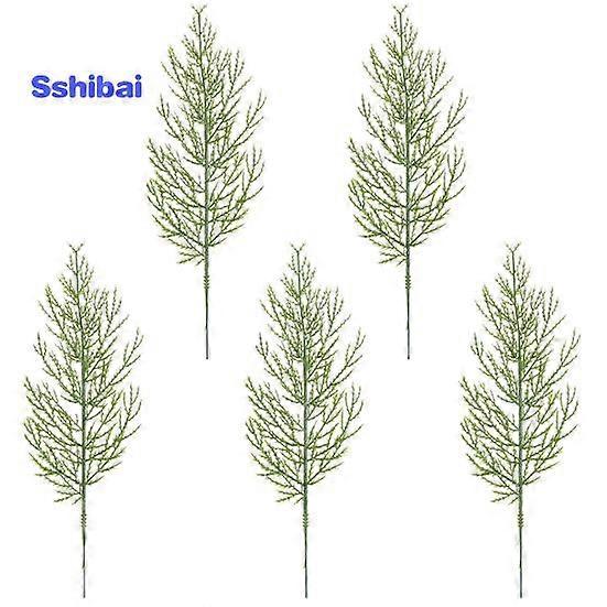 Christmas Artificial Pine Branches Realistic Easy Maintenance DIY Wreath Greenery Pine Stems Picks Fake Pine Leaves