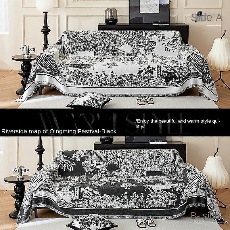 High-end Sofa Towel Chenille Sofa Cover Cloth Four-season Anti-cat Scratch Sofa Cover Sofa Blanket