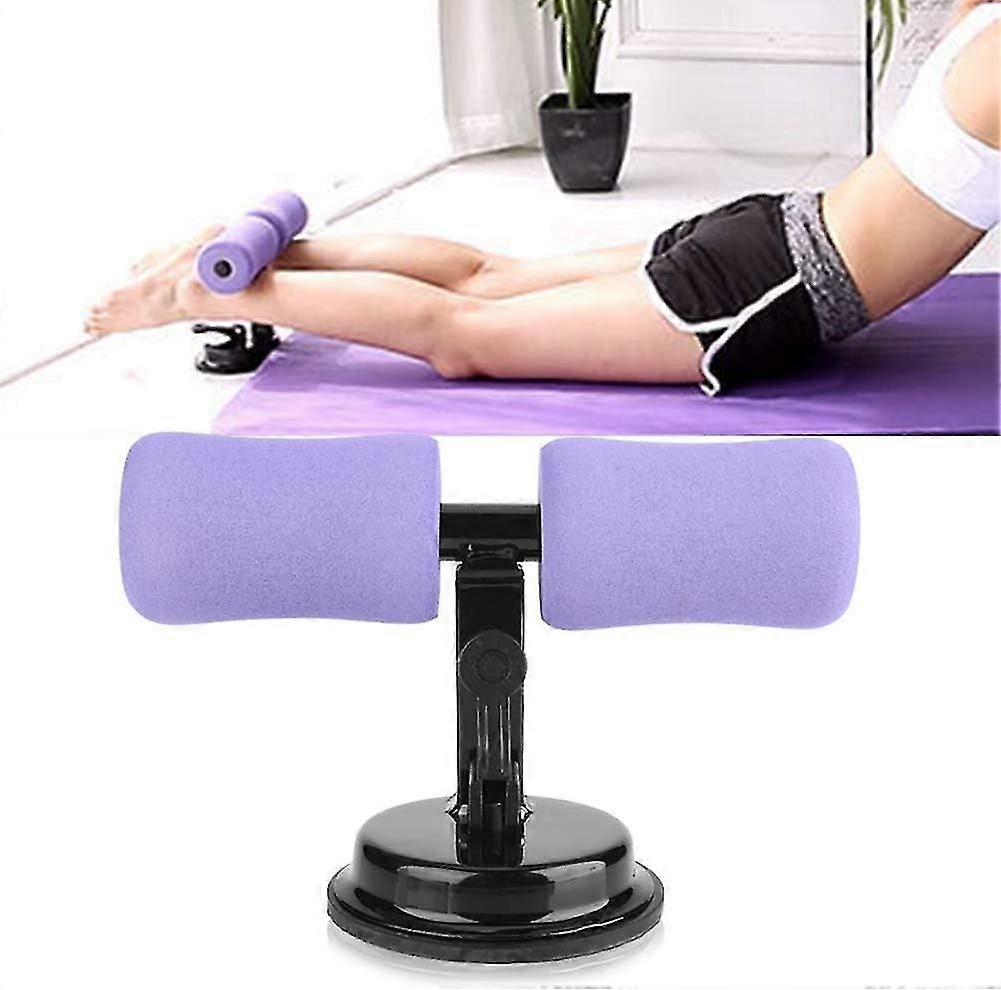 Sit Up Bar for Floor, Portable Self Suction Sit Up Assistant Device, Home Adjustable Sit Up Foot Holder Abdominal Muscle Fitness Exercise Equipment fo