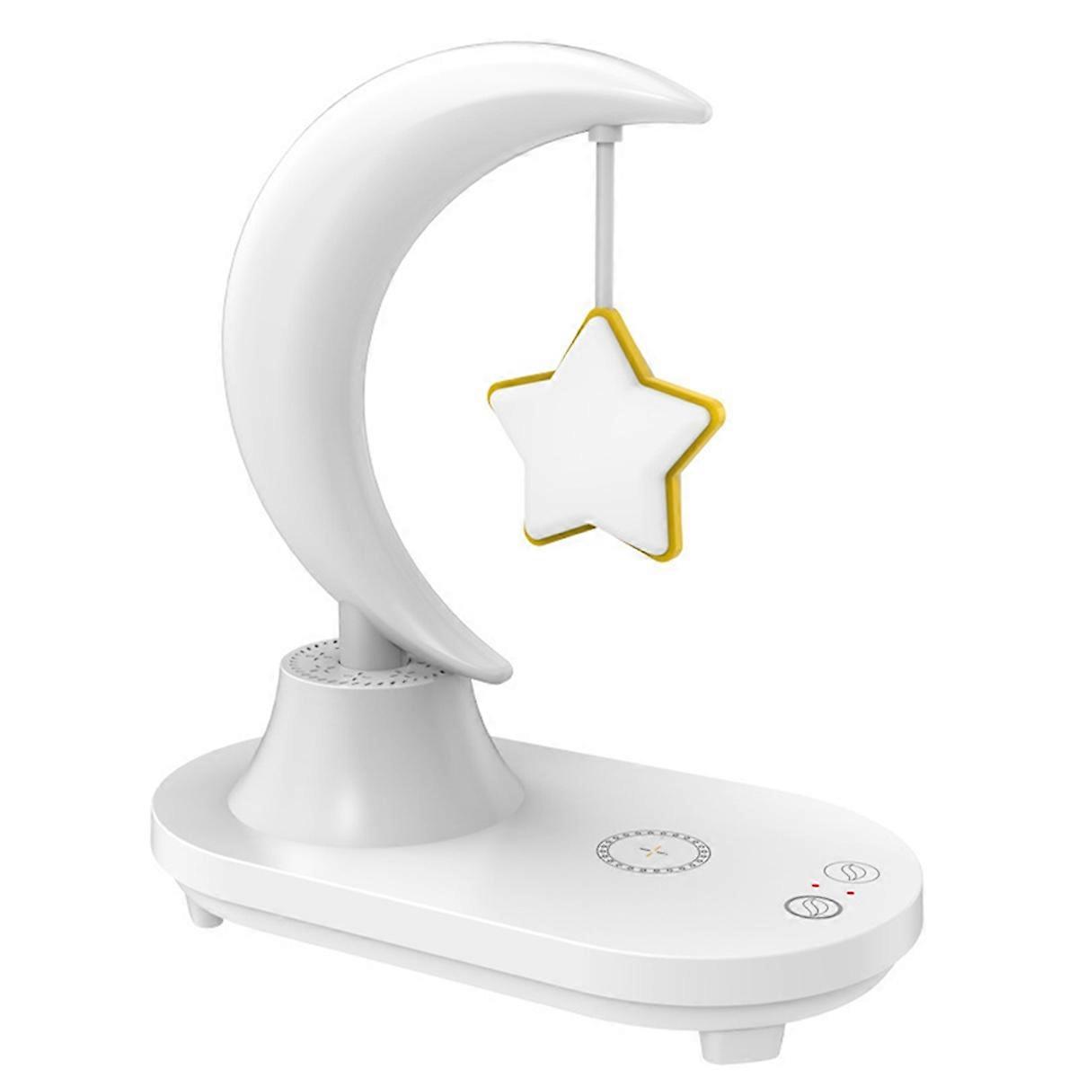 Bluetooth Speaker Led Bedside Atmosphere Lamp Mobile Phone Wireless Charging Smart Gift Valentine,Stars