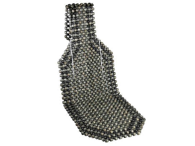 Mate de cuentas, madera, gris-negro