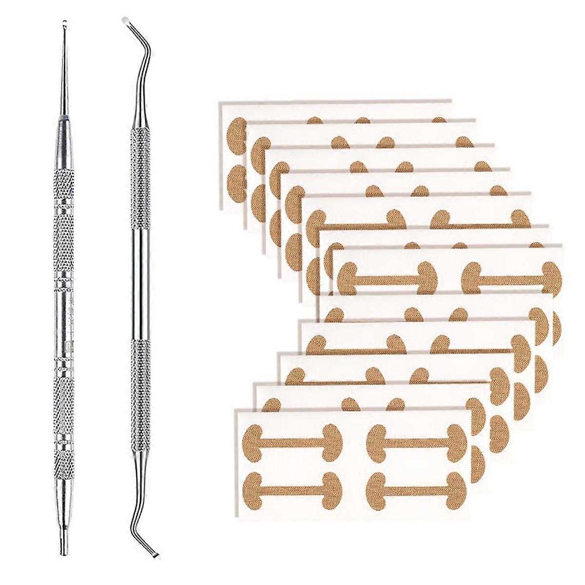 Toenail Corrector Patch, File, Lifter, Painless Pedicure Tool