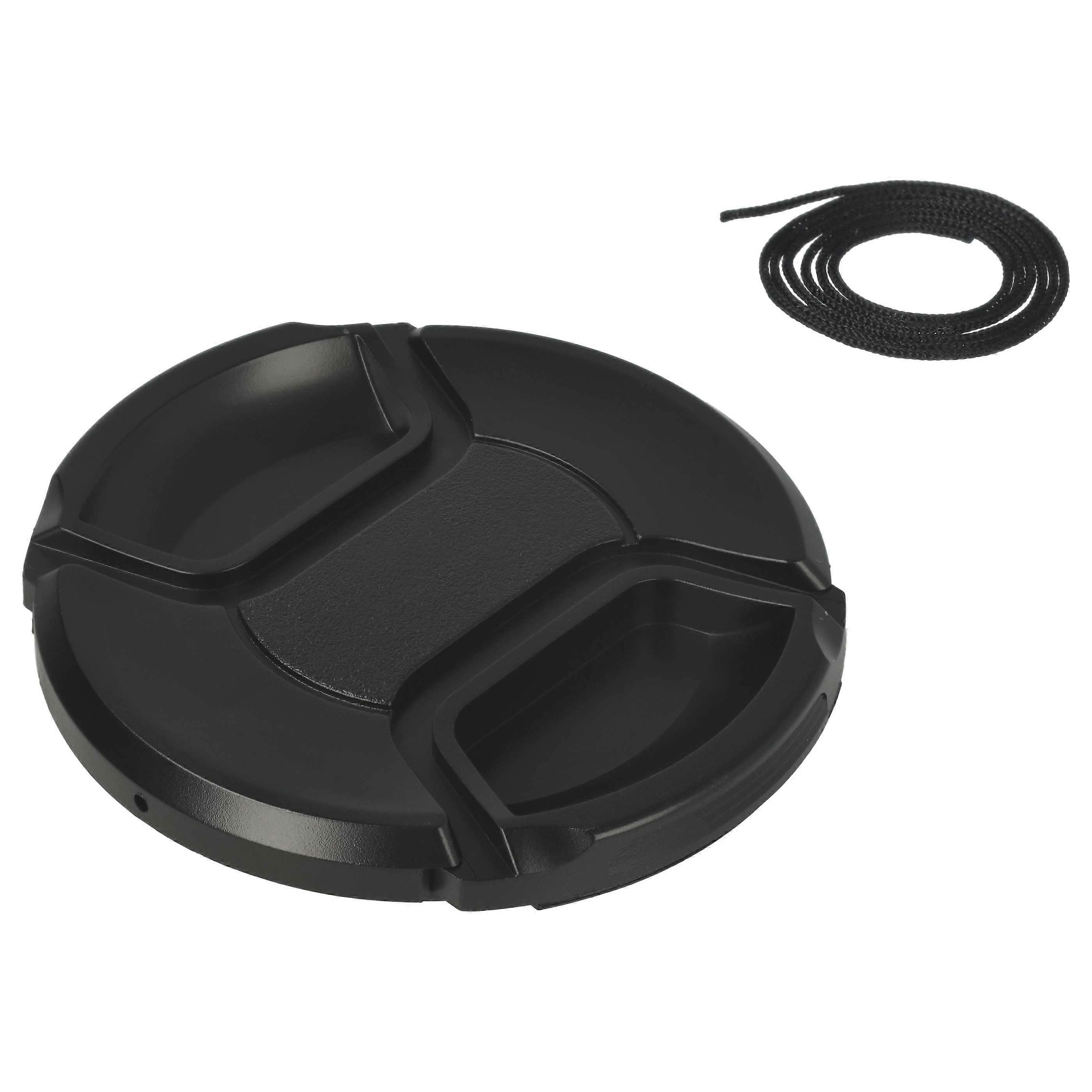 Bouchon d'objectif vhbw 72 mm compatible avec Tamron SP AF 17-50 mm 2.8 XR Di II LD ASL IF - plastique noir, avec poignée intérieure
