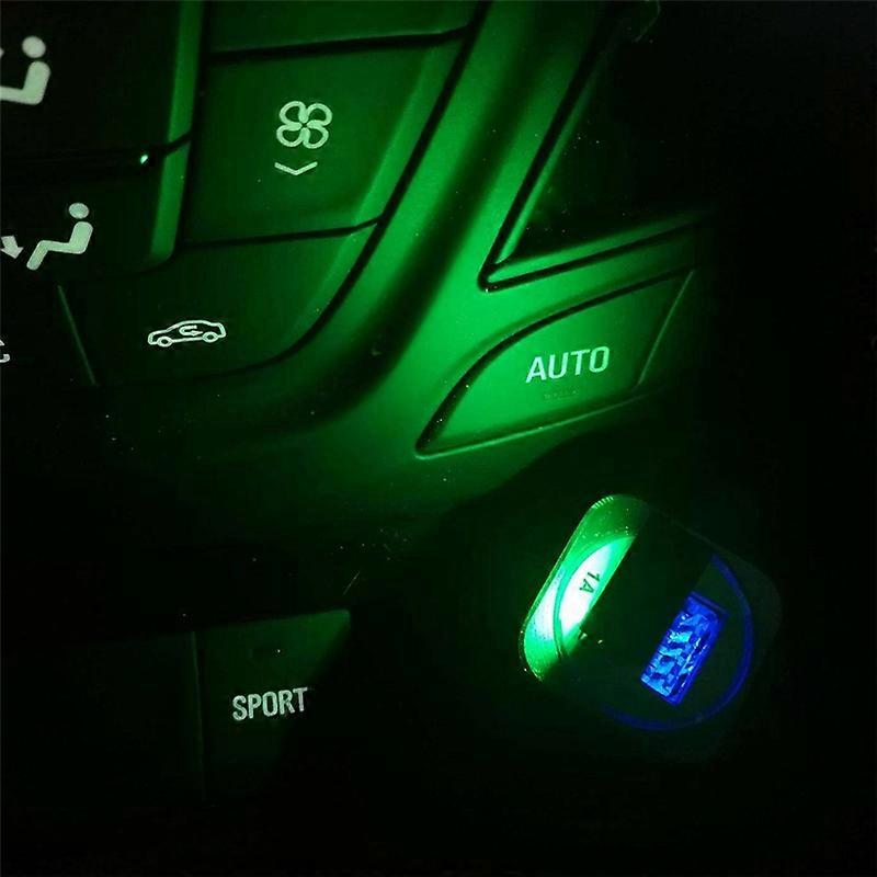 2Pcs Universal Mini USB LED Car Light Auto Interior Atmosphere Light