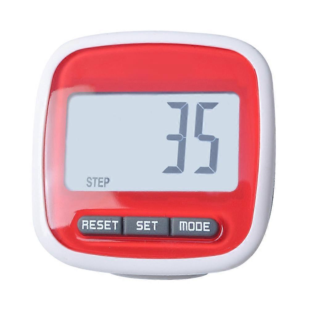 Simple Pedometer LCD Dispaly 3D Walking Step Pedometer Running Walking Passometer Counter with Clip