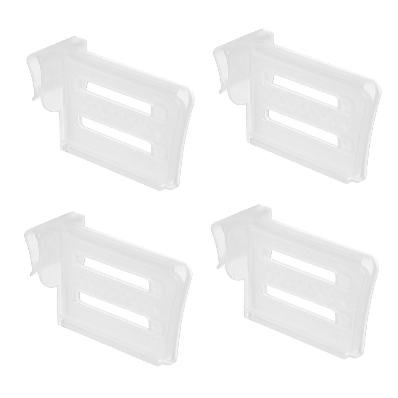 4Pcs Retractable Refrigerator Divider Clip Extendable Fridge Separator Organizer S