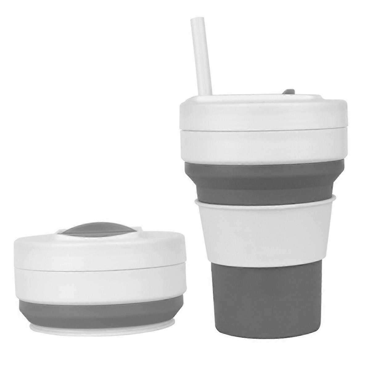 Silicone Folding Coffee Cup,Portable & Reusable for Outdoor, Hiking, Daily Home Use, Eco-Friendly Folding Water Cup A