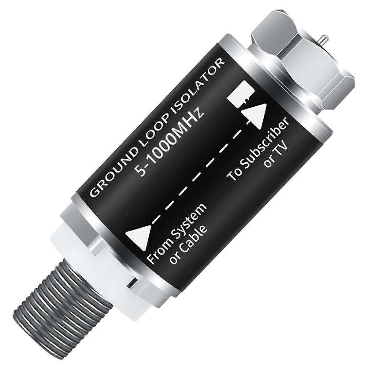 Ground Loop Isolator - Cable TV Audio Isolation Transformer, TV/Noise Eliminator