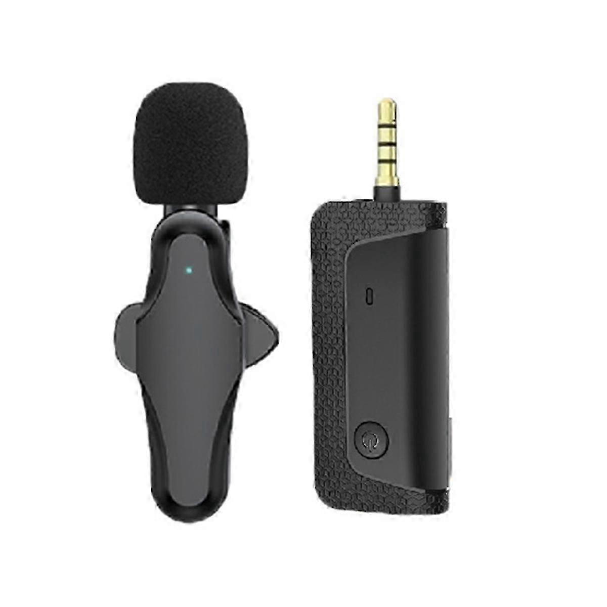 K35 Pro Wireless Microphone Lavalier Noise Reduction 3.5mm AUX for Megaphones Amplifier Camera Computer Mobile Phone