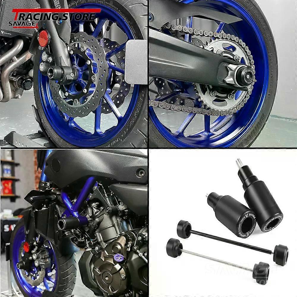 Applicable Motorycle Frame Sliders Crash Protector For Yamaha MT-07 FZ-07 MT07 FZ07 Wheel Axle Spindle Swingarm Slider Guard Protection 07