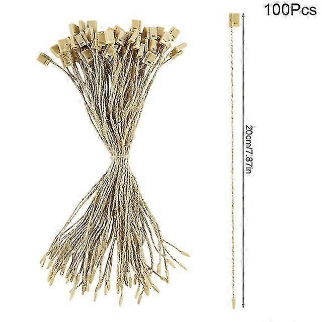 100pcs Christmas Ornaments Hanger String Ornament Hook Ropes Precut String With Snaps Locking For Xmas Ornament Hanging Decor