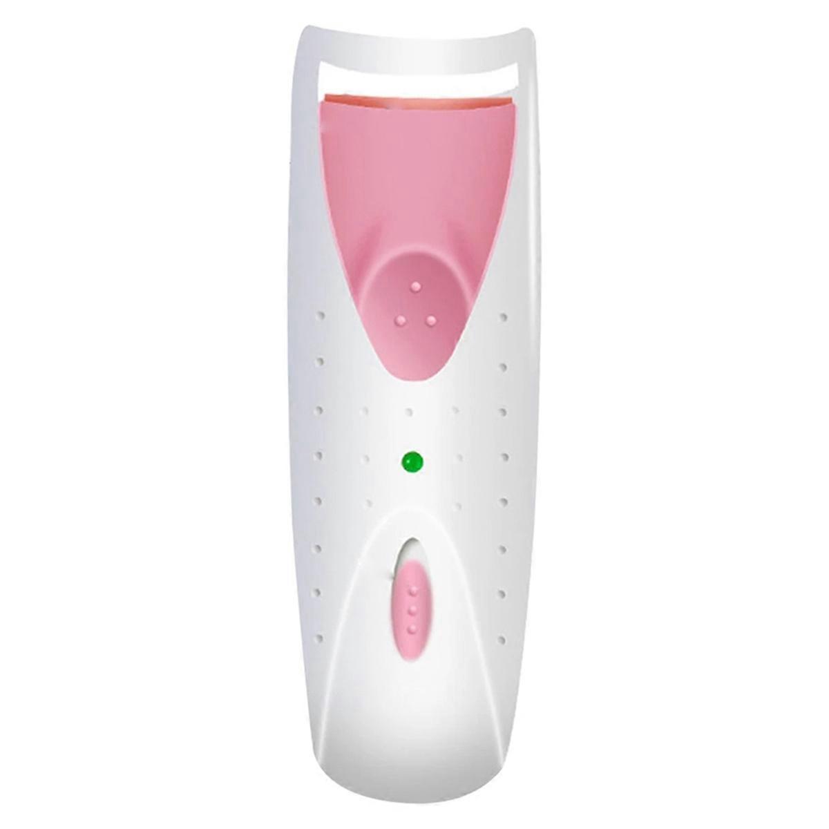 Pink Electric Eyelash Curler Lasting And Portable