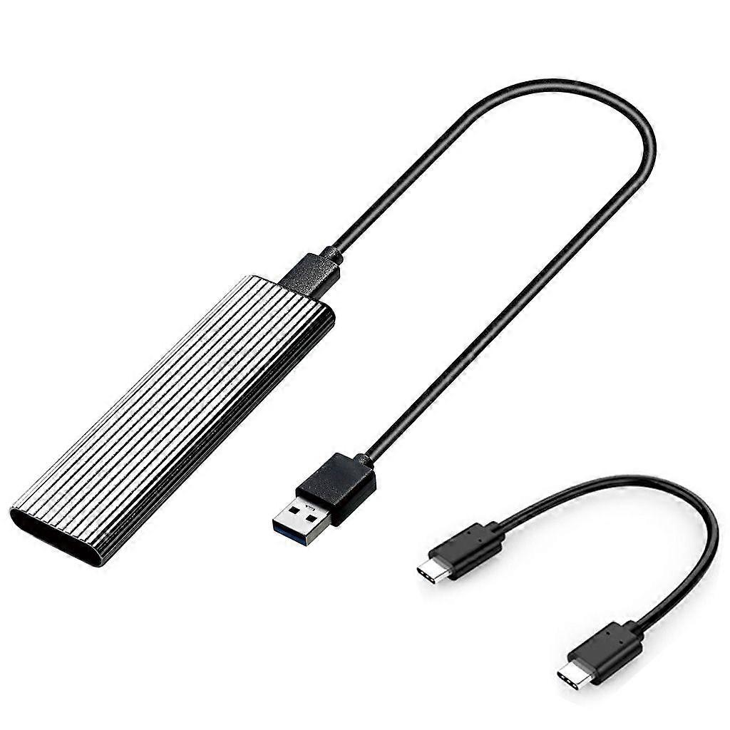 for M.2 NVME/SATA Dual Protocol Hard Disk Enclosure with 22cm CC AC Cables