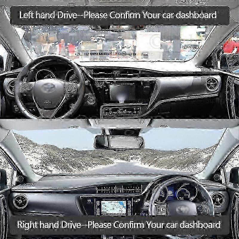 Εξαιρετικό για Toyota Auris 2012~2018 E180 180 Scion iM Corolla Leather Dashmat Dashboard Cover Pad Dash Mat Carpet