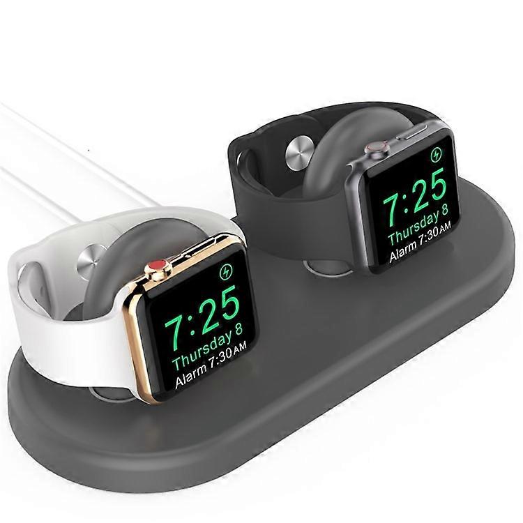 AHASTYLE PT116 Compatible For Apple Watch Dual Position Charging Stand Smart Watch Charger Holder Base