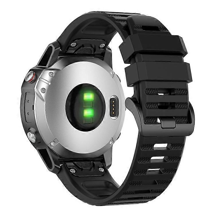 Compatible For Garmin Fenix 7/Epix Solid Color Quick Release Silicone Watch Band Replacement Wrist Strap 22mm