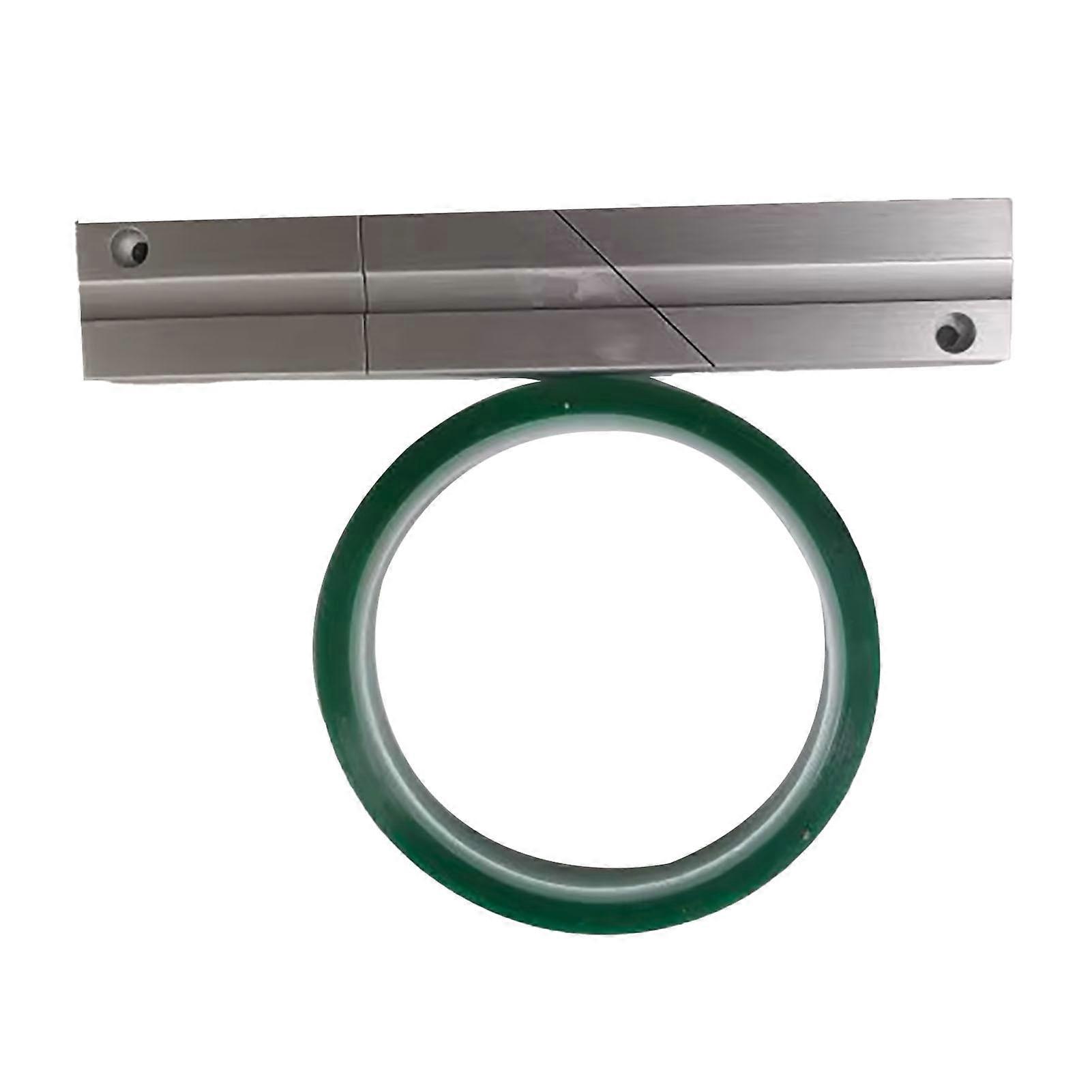 1/4 10 Inch Splicing Block Kit Professional Aluminum Alloy Tape Splicing Block for Reel To Reel Cassette