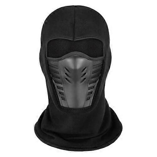 Kyashiru Ninja Balaclava Winter Oral Shooting Pan Motorcycle Ski Snowboard Mask - Black for Men and Women