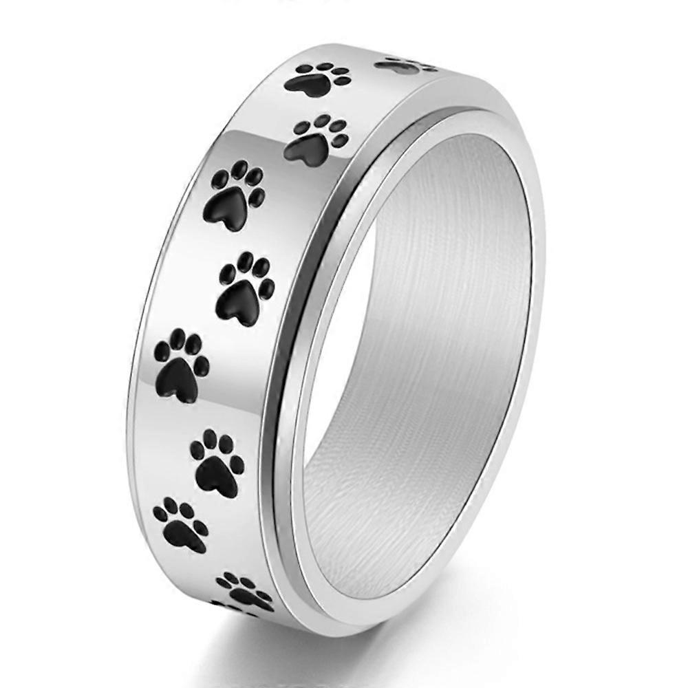 Edelstahl Spinner Hund Klaue Stil Ehering