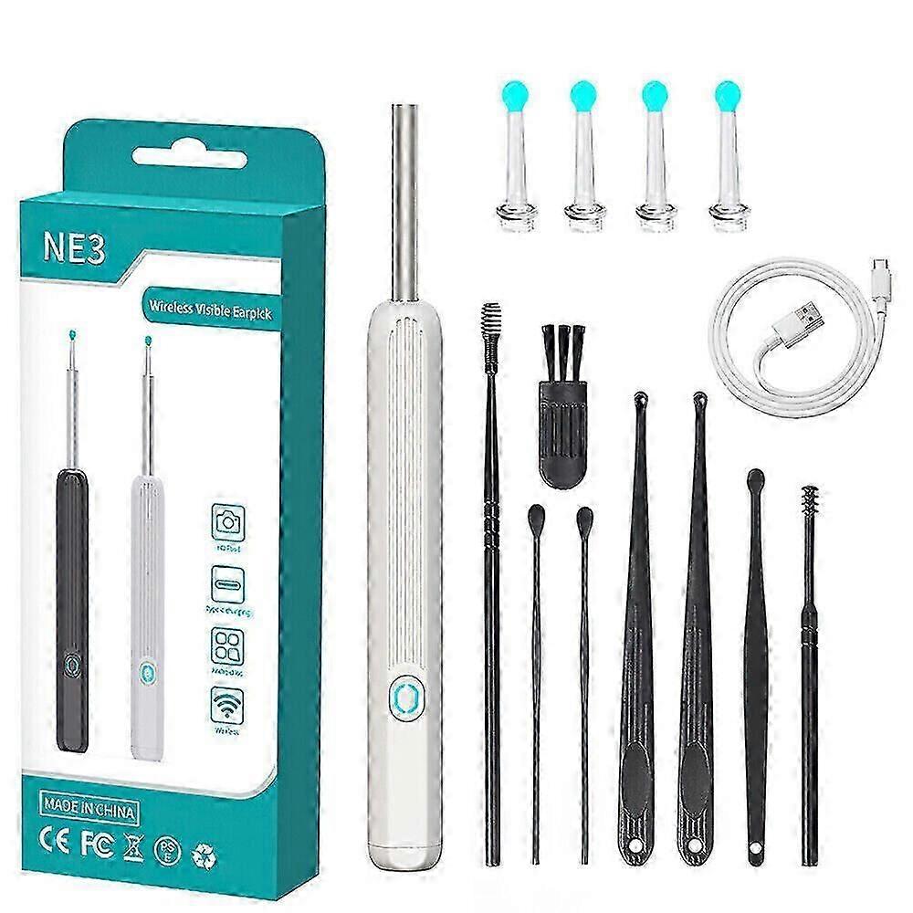 Wireless Hd Ear Wax Remover Camera Ear Endoscope Spoon Pick Cleaning Tool Kit